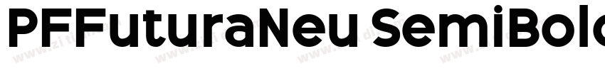 PFFuturaNeu SemiBold字体转换